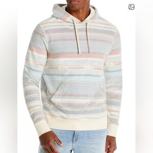 Faherty Pastel Striped Hoodie for Men